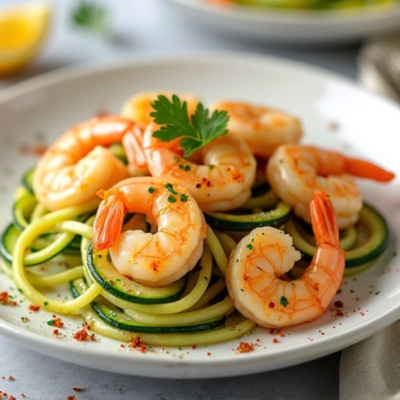 Lemon Garlic Shrimp Scampi