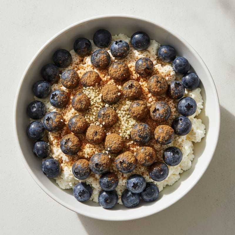 Creamy Cottage Cheese and Berry Protein Bowl