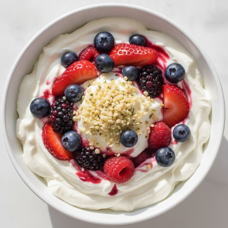 Creamy Greek Yogurt Protein Parfait with Mixed Berries