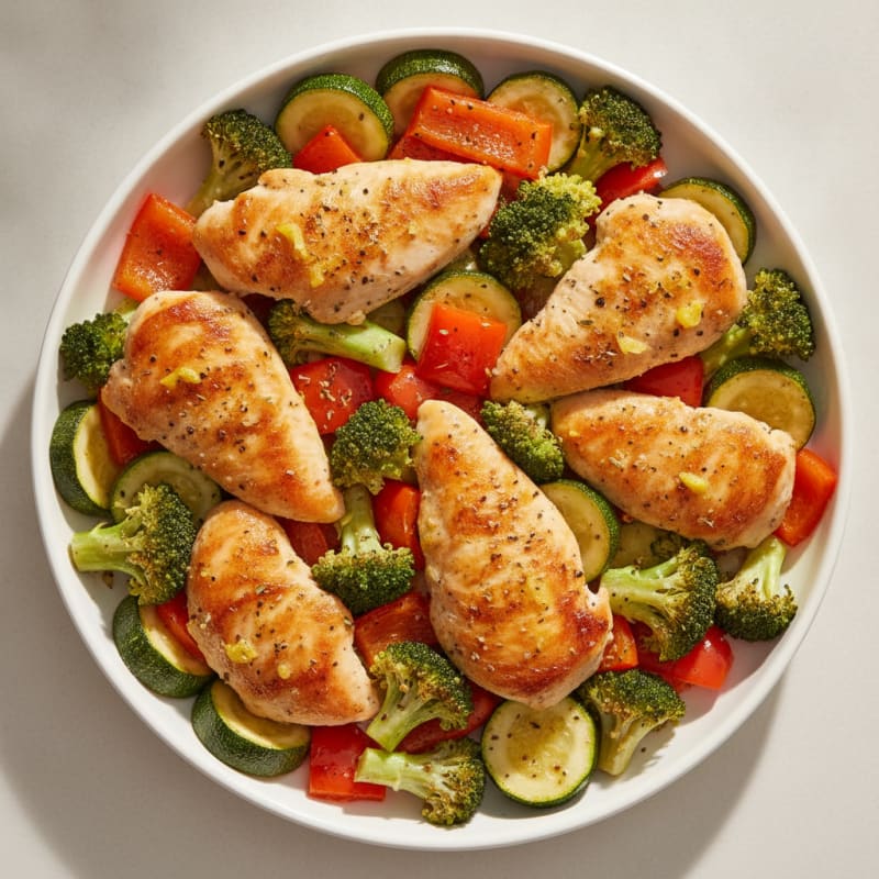 Sheet Pan Lemon Herb Chicken and Veggies