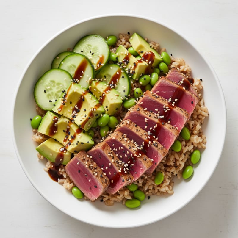Seared Tuna Poke Bowl