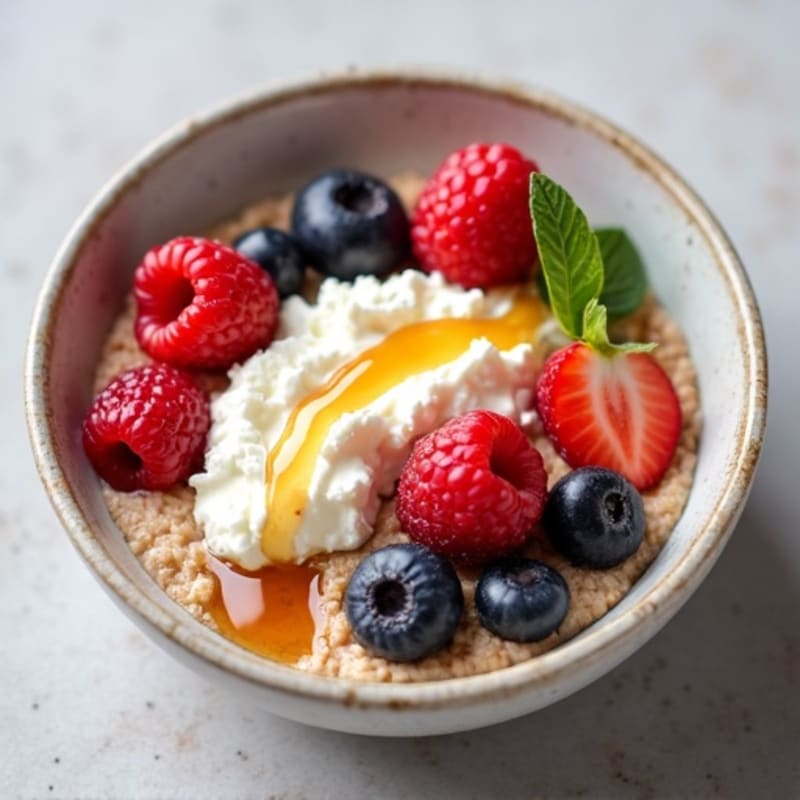 Cottage Cheese and Berry Protein Bowl
