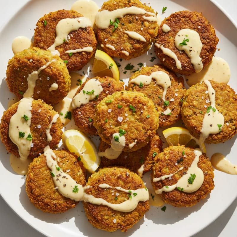 Crispy Falafel with Tahini