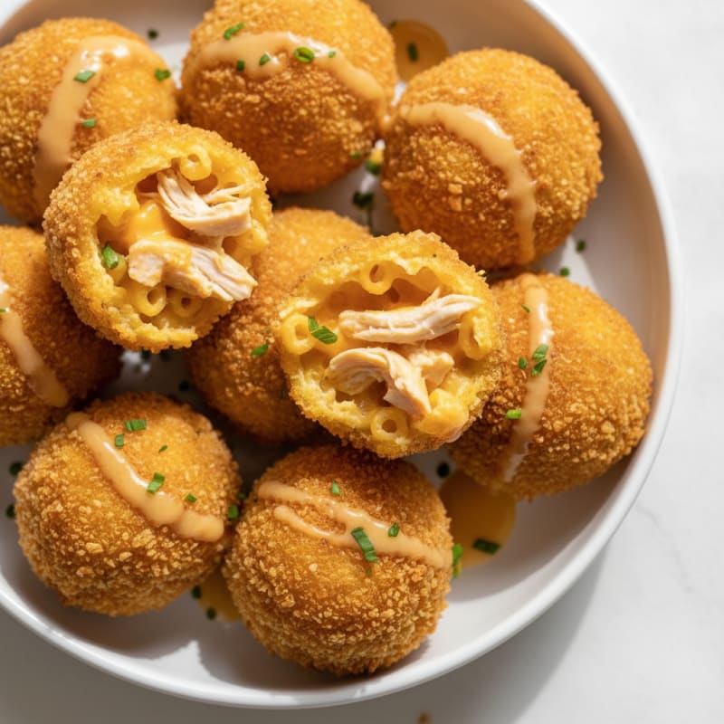 Golden Macaroni and Cheese Balls