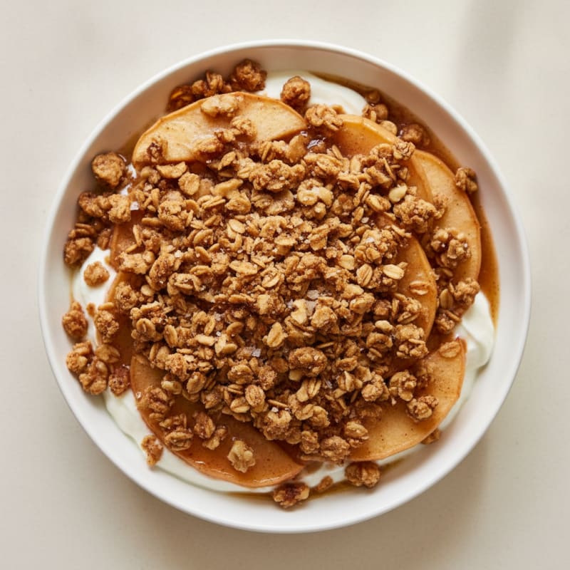 Baked Cinnamon Apple Crumble