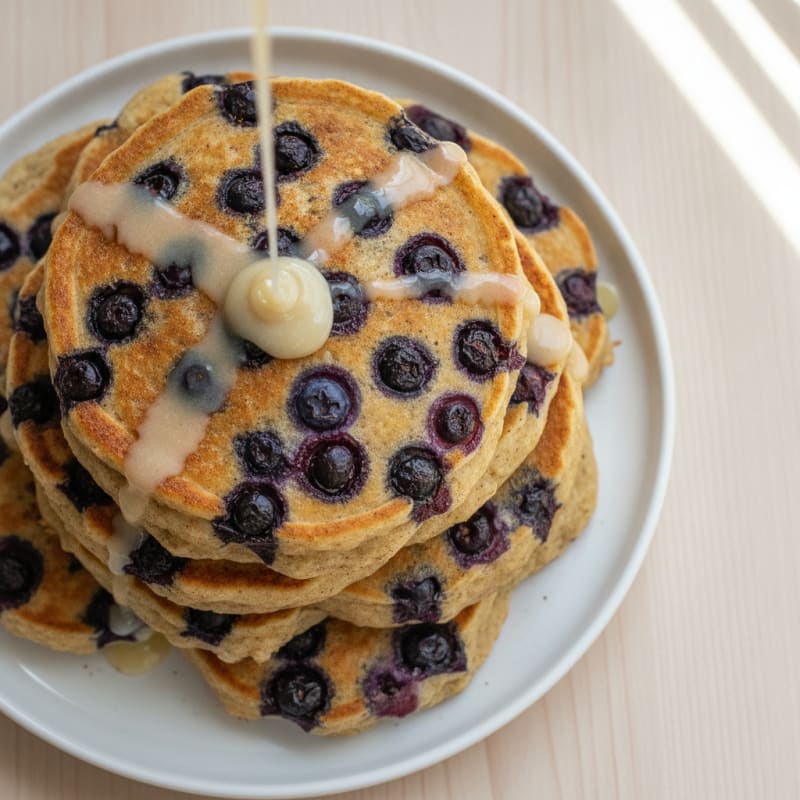 Blueberry Buttermilk Griddle Cakes