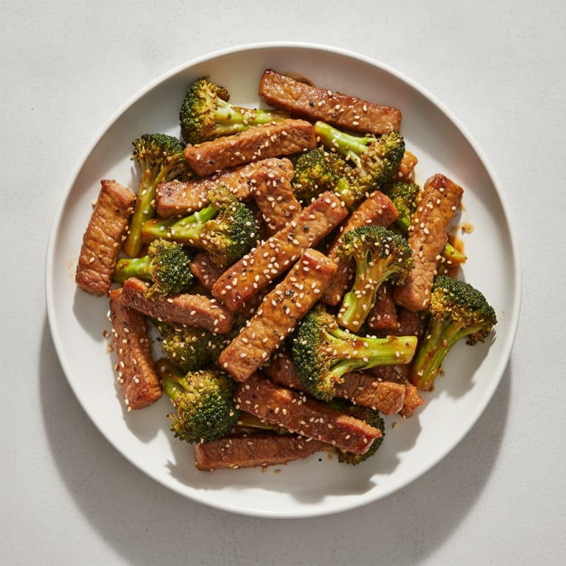 Sesame Beef and Broccoli Stir-Fry