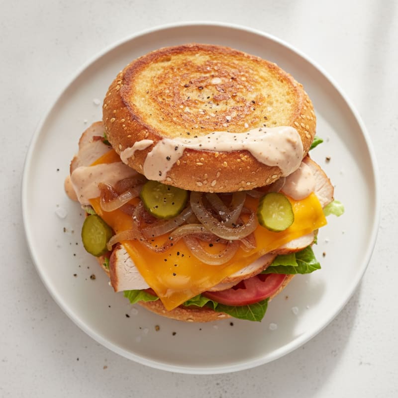 Classic Grilled Cheese with Caramelized Onions