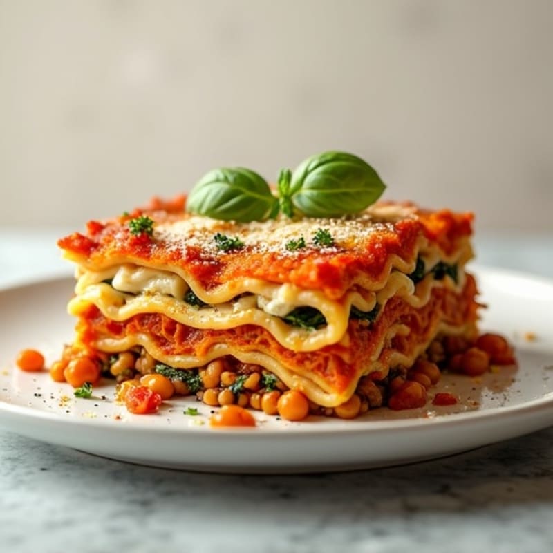 Hearty Layered Veggie Lasagna
