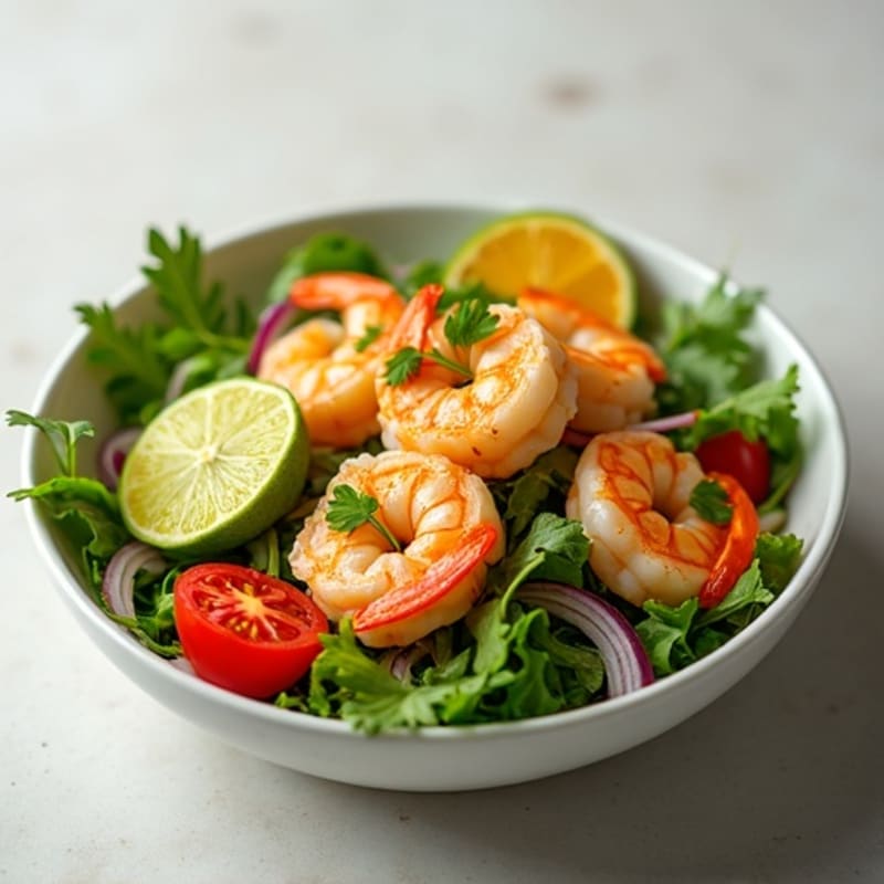 Fresh Citrus Marinated Shrimp and Avocado Salad