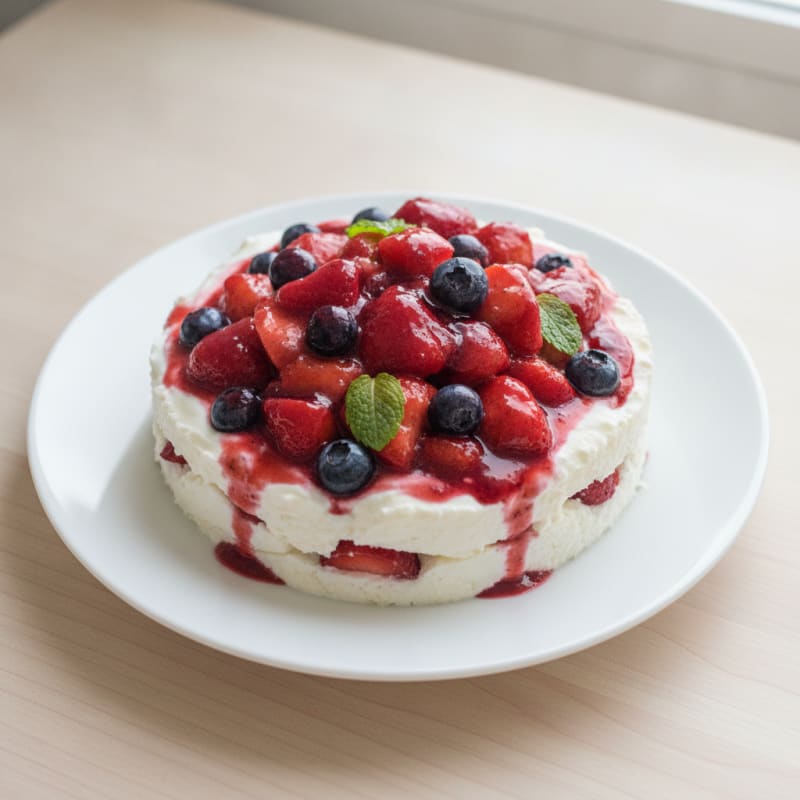 Creamy Greek Yogurt Protein Parfait with Berries