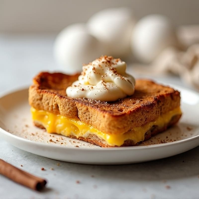 Protein-Rich Vanilla Bean French Toast Bake