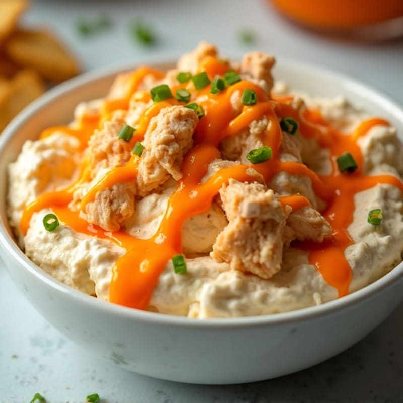 Creamy Greek Yogurt Buffalo Chicken Dip