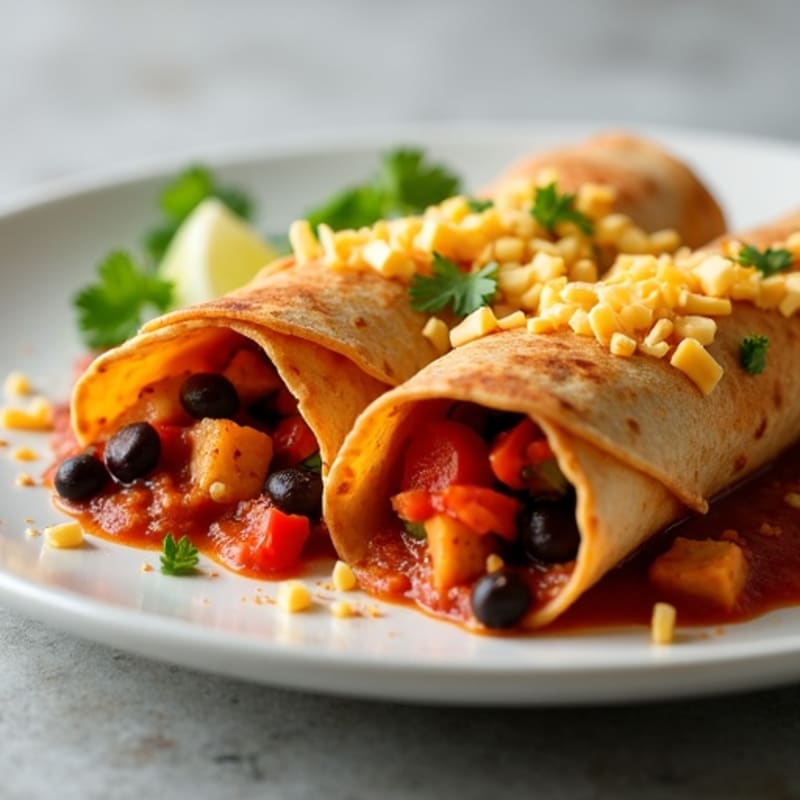 Baked Chili Chicken Enchiladas