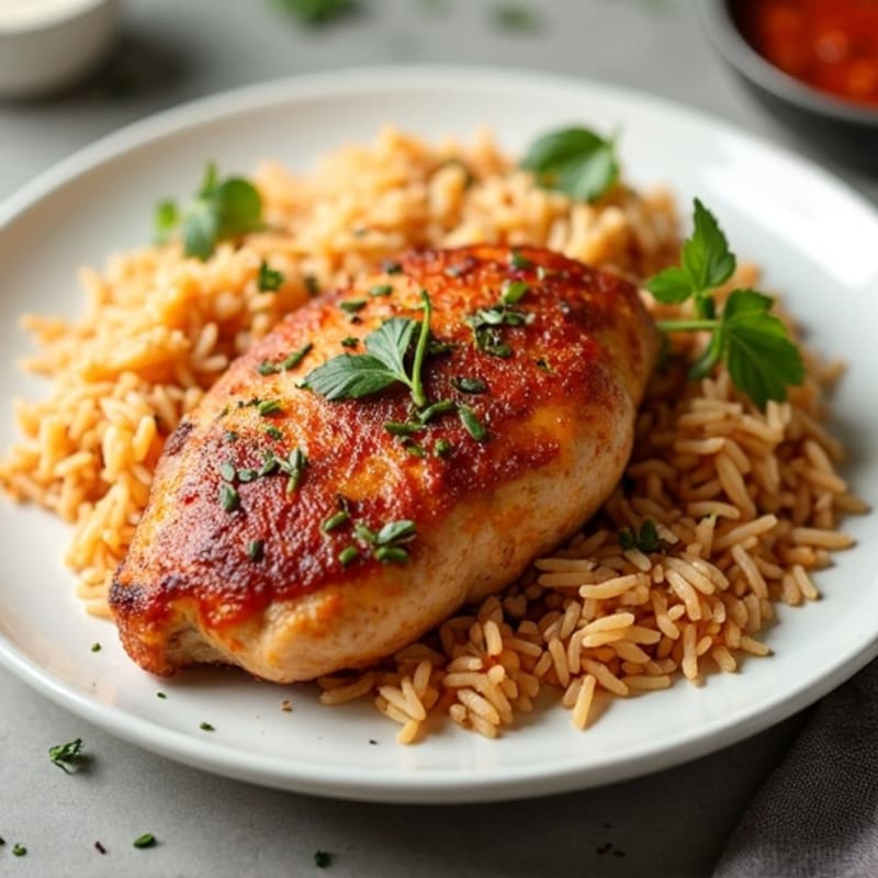Smoky Paprika Chicken with Fragrant Basmati Rice