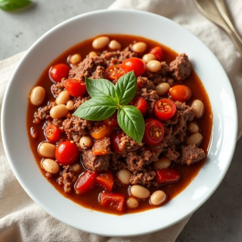 Hearty Lean Beef and Bean Chili