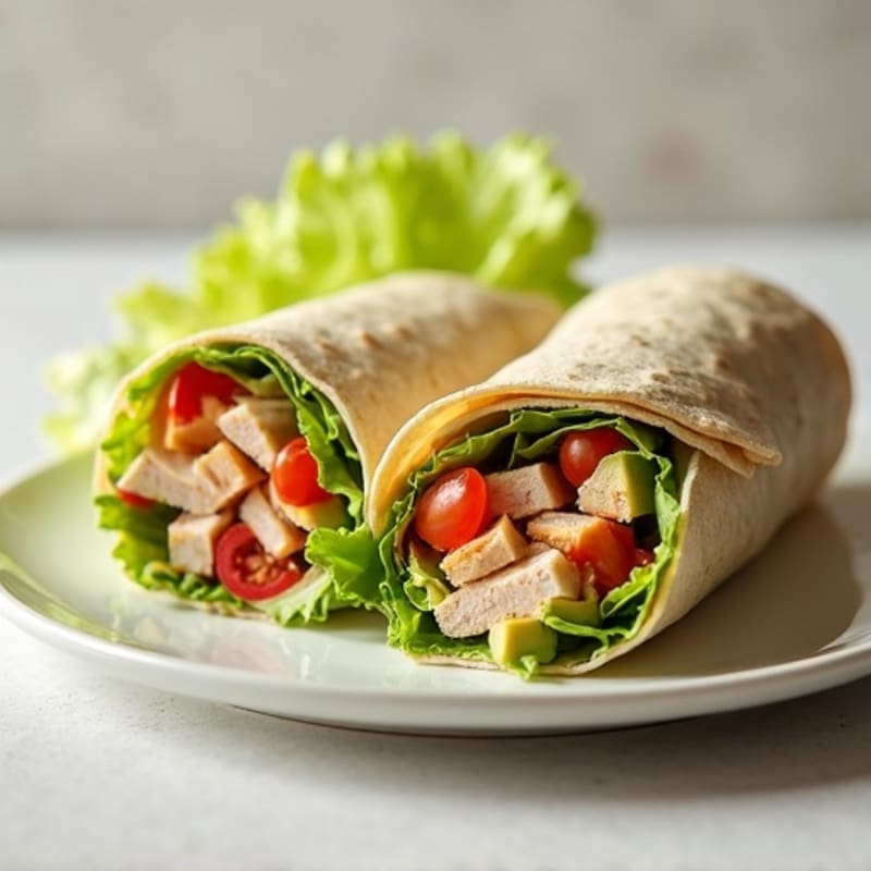 Creamy Turkey Avocado Wrap