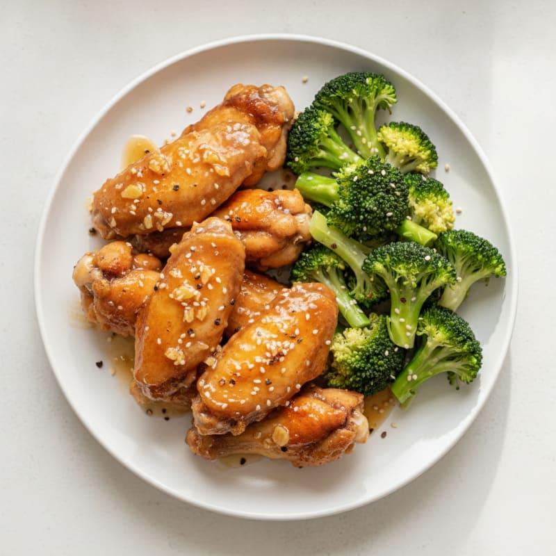 Honey-Garlic Glazed Chicken Wings