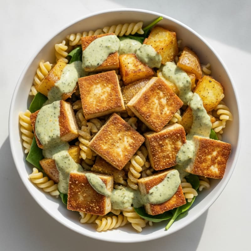 Tofu & Roasted Potato Power Bowl