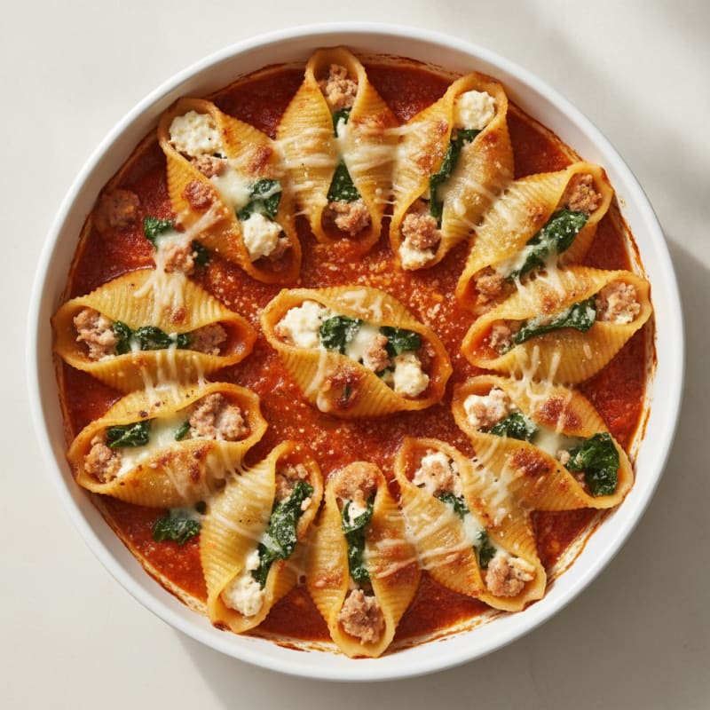 Spinach & Ricotta Stuffed Shells