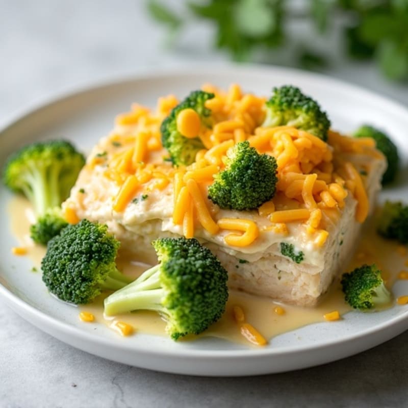 Creamy Cheesy Chicken and Broccoli Bake