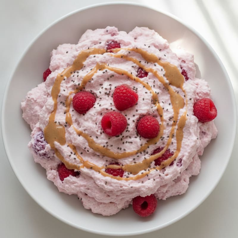Greek Yogurt Protein Mousse with Fresh Berries