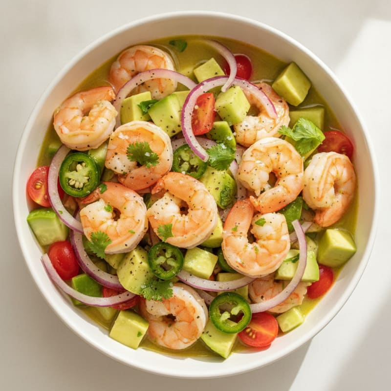 Citrus Shrimp and Avocado Ceviche