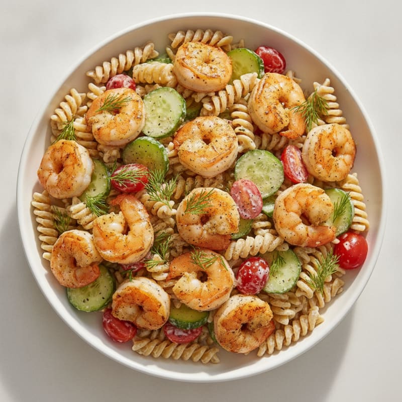Lemon-Herb Shrimp Pasta Salad