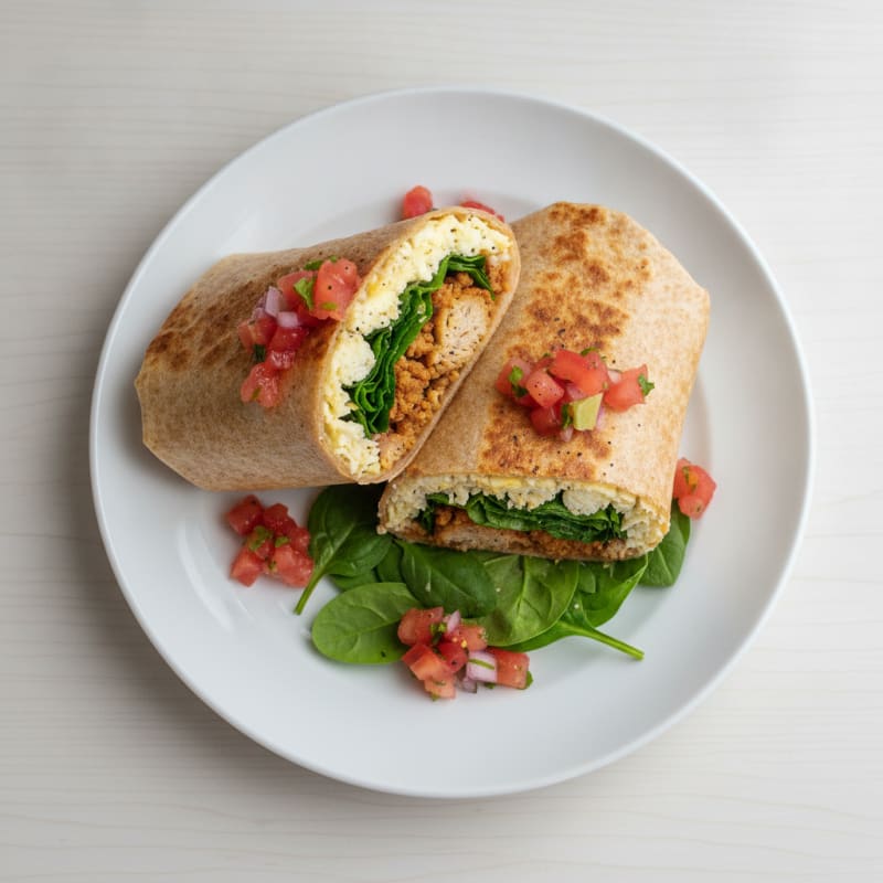 Ultimate Breakfast Burrito with Fresh Salsa