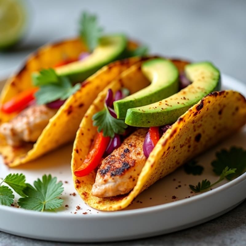 Sheet Pan Chili-Lime Chicken Tacos with Roasted Vegetables