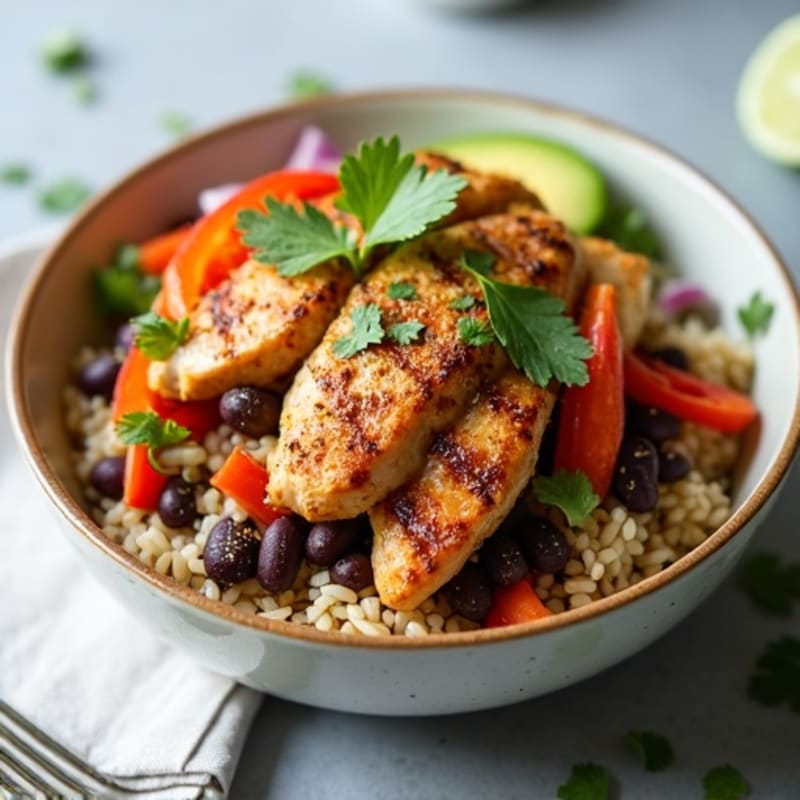 Hearty Black Bean Burrito Bowl