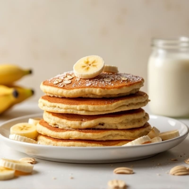 Fluffy Protein Banana Pancakes