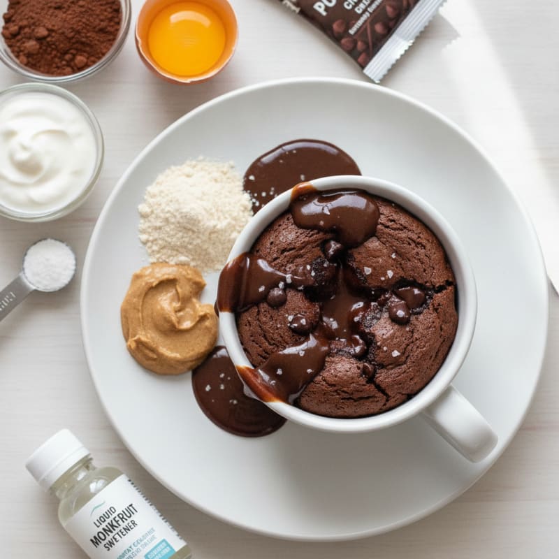 Decadent Chocolate Protein Mug Cake