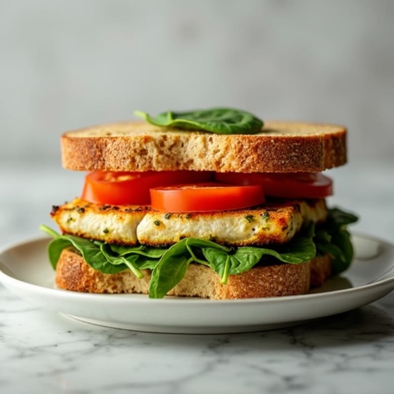 Grilled Pesto Chicken Sandwich