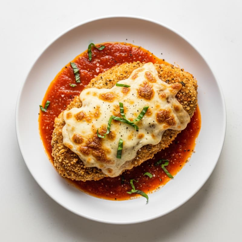 Baked Chicken Parmesan with Marinara