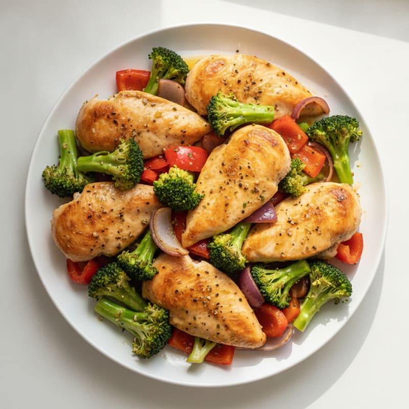Sheet Pan Lemon Herb Chicken and Veggies