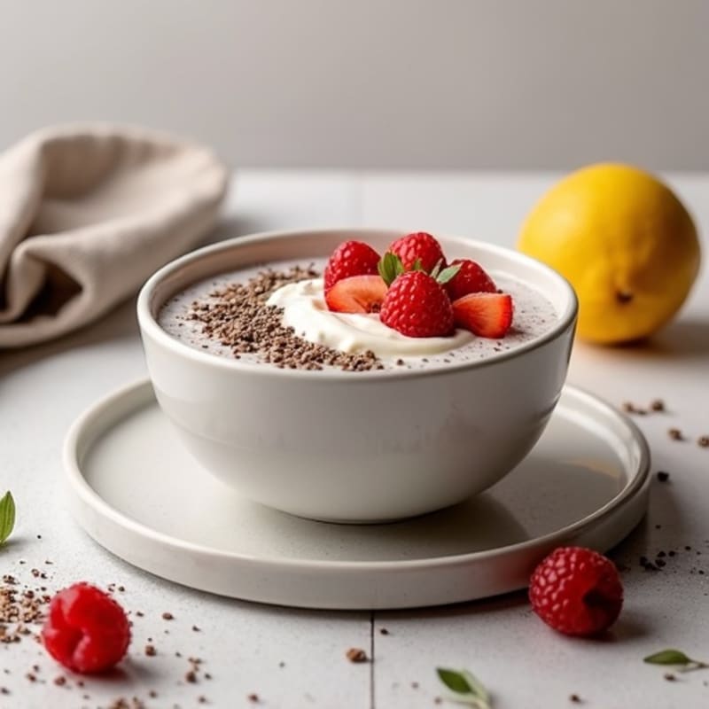 Creamy Vegan High Protein Chia Pudding