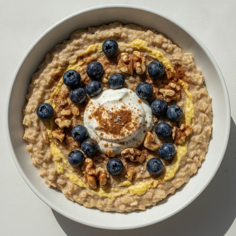 Sprouted Oats with Berries and Nuts