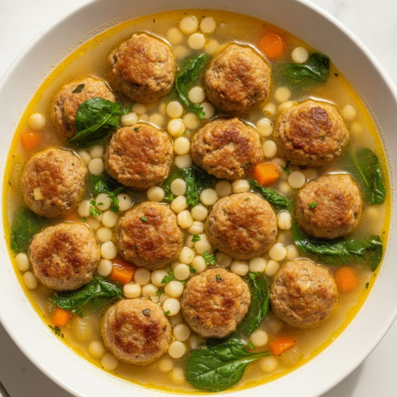 Ground Turkey Italian Wedding Soup