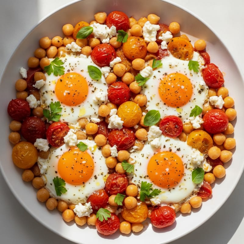 Baked Eggs with Roasted Tomatoes