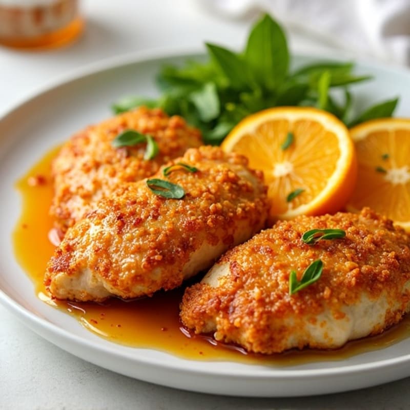 Crispy Baked Orange Chicken
