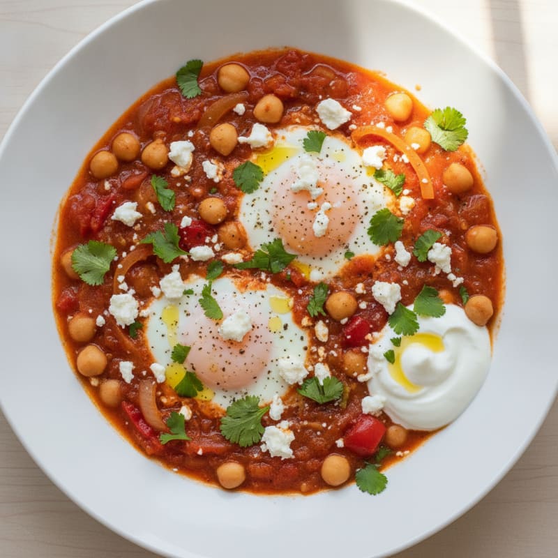 Shakshuka with Feta and Herbs