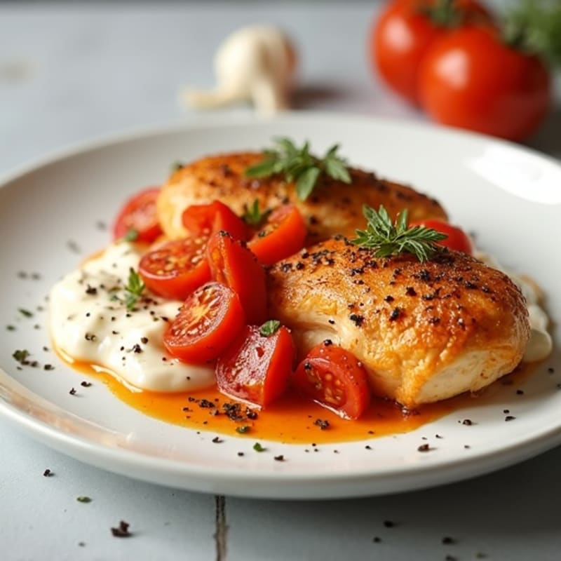 Creamy Spiced Tomato Chicken