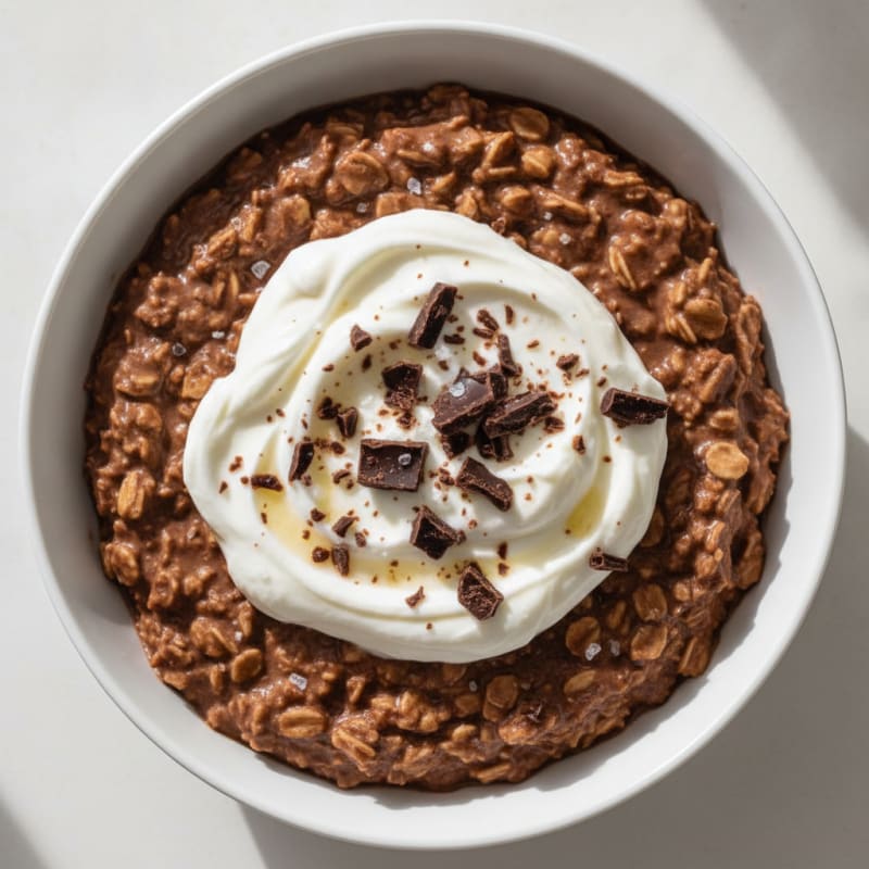 Chocolate Protein Yogurt Oats Bowl