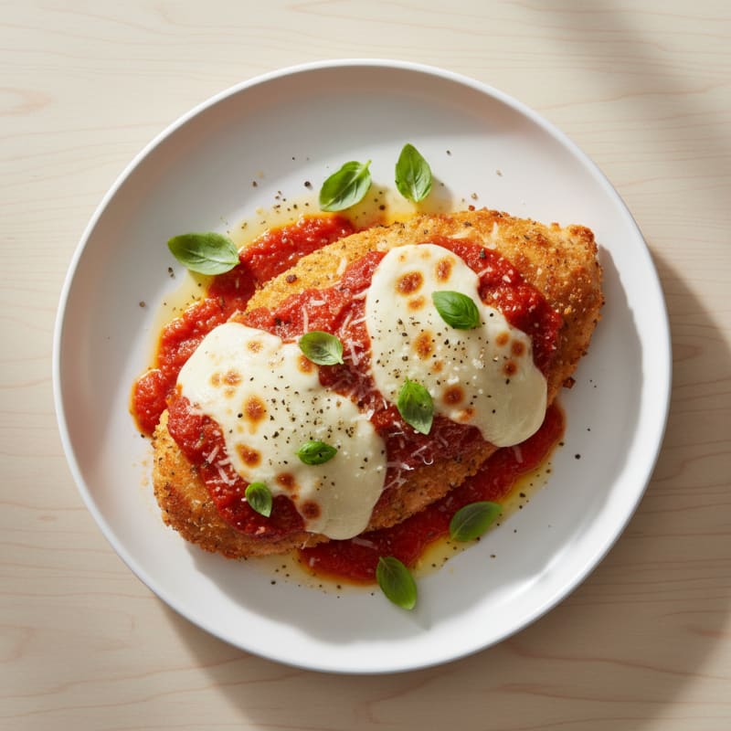 Crispy Baked Chicken Parmesan