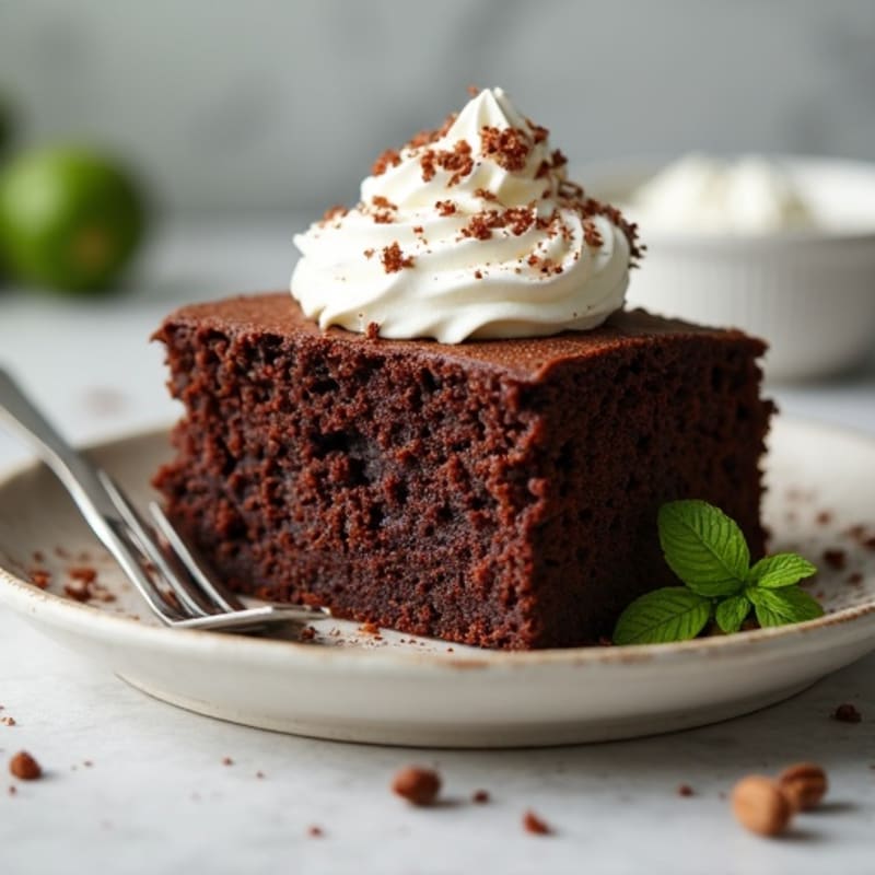 Protein-Rich Dark Chocolate Zucchini Cake