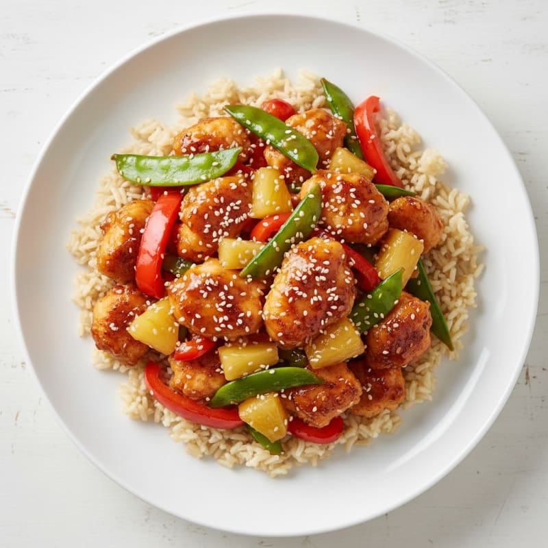 Crispy Sweet and Sour Chicken Stir-Fry