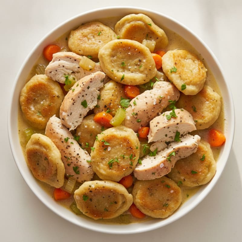 Homestyle Chicken and Herb Dumplings