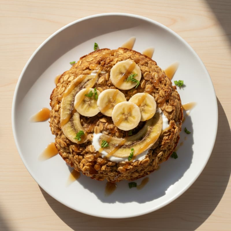 Banana Baked Oats