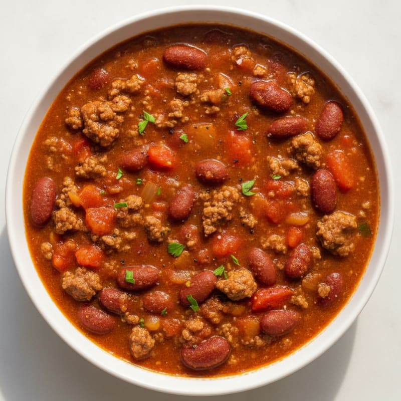 Hearty Beef and Bean Chili